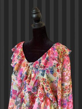 Zara Sheer Floral Top (NWT)